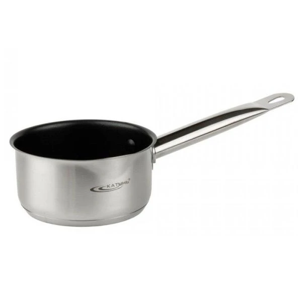 Ковш 1л нерж.сталь АП ОБЩЕПИТ-ШЕФ без крышки 14*7см ТРС, покрытие Xylan КТ-ОБ-КВА-14