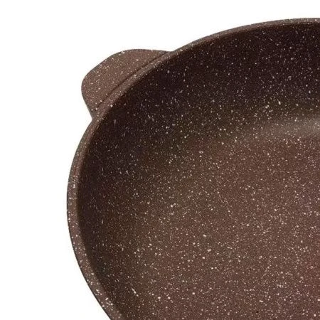 Жаровня 28см алюминий АП АЛТАЙ стекл.крышка (6)