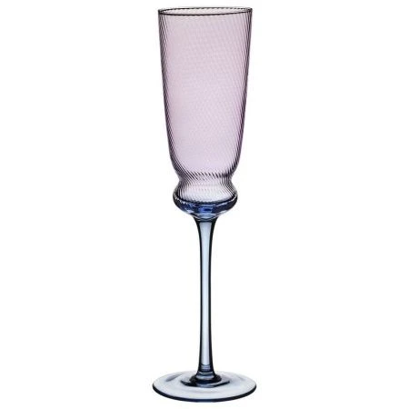 Бокалы для шампанского набор 2шт 210мл стекло Twist & Shine фиолетовый (15)