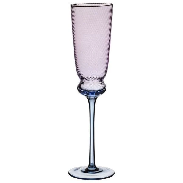 Бокалы для шампанского набор 2шт 210мл стекло Twist & Shine фиолетовый (15)