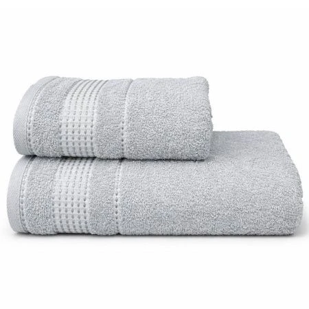 Полотенце махровое 70*140см SPORTY св. серый 400гр
