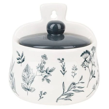 Солонка навесная 450мл 12*9*13см керамика ЛУГОВЫЕ ТРАВЫ подар.уп. (12) ВЫВОД