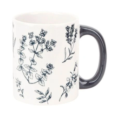 Кружка 300мл 11*7,5*9,5см керамика ЛУГОВЫЕ ТРАВЫ подар.уп (48) ВЫВОД