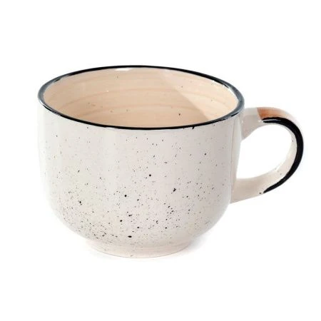 Кружка 500мл керамика Аэрография КРЕМОВЫЙ БРИЗ (6/36)