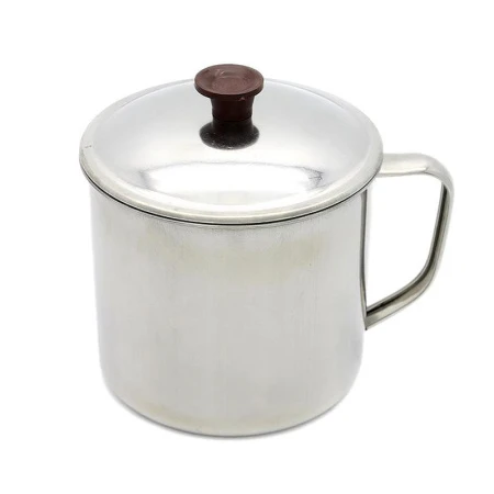 Кружка 900мл h-12см нерж.сталь с крышкой AST-002-КК-12 (36)