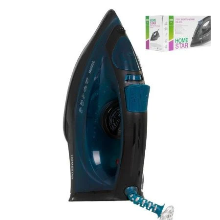 Утюг HomeStar HS-4010 черный  (2000Вт, пар, тефлоновая подошва, антинакипь)