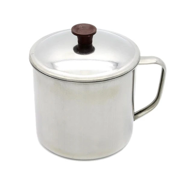 Кружка 900мл h-12см нерж.сталь с крышкой AST-002-КК-12 (36)