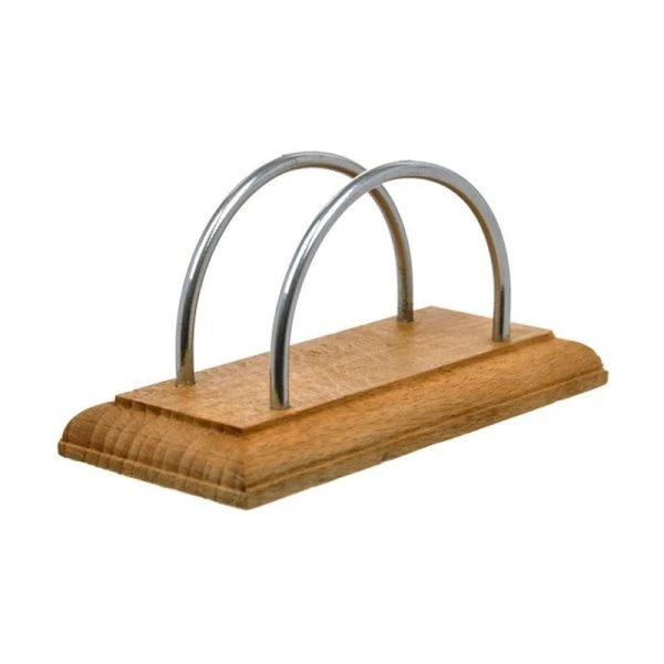 Салфетница 15*7см бук/сталь (12/24)