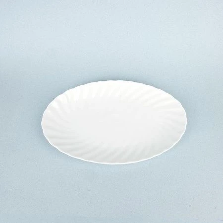 Блюдо 19*12,5*2,5см фарфор МАРШМЕЛЛОУ овальное (6/36)