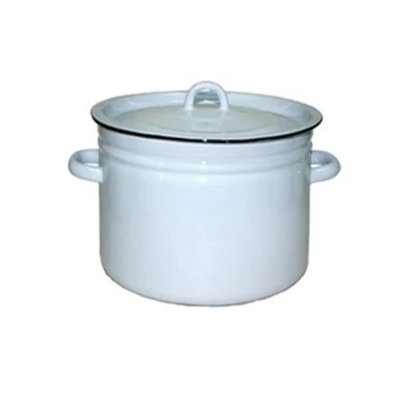 Кастрюля 11,5л эмаль титановый рябчик 20-1623 (2)