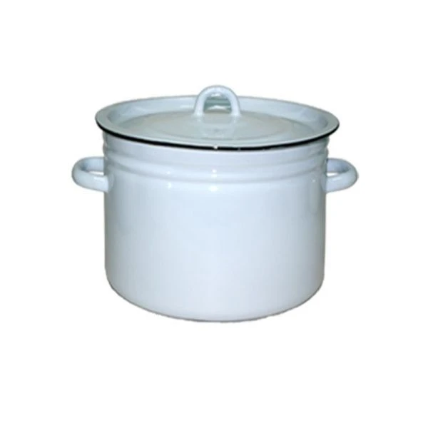 Кастрюля 11,5л эмаль титановый рябчик 20-1623 (2)