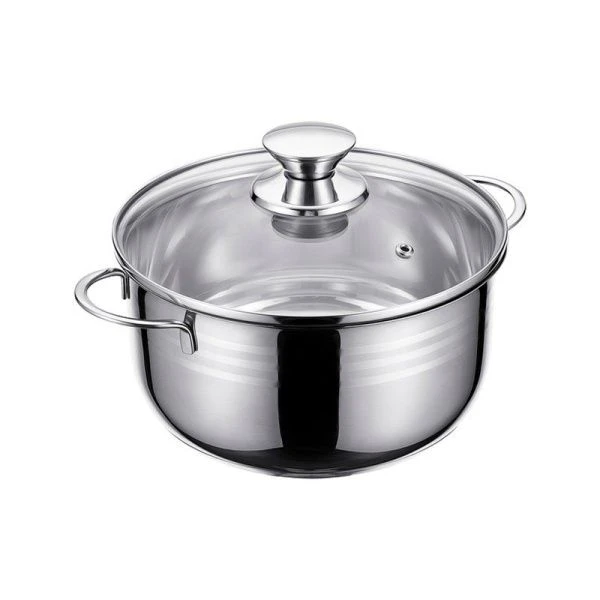 Кастрюля 3л нерж.сталь Bimbo со стекл.крышкой (8)