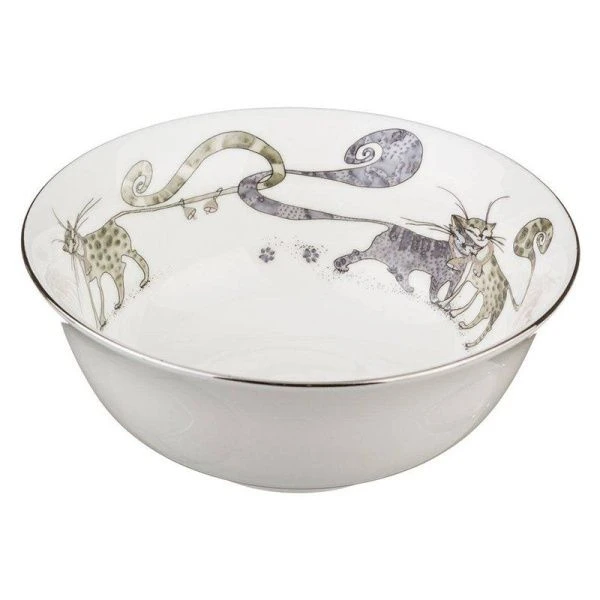 Салатник 15*6см фарфор КОТИКИ (24)