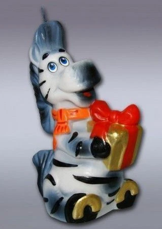 яяяСвеча декоративная зебра 6221(15)