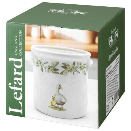 Подставка для столовых приборов 13*13см керамика Apple Garden (18)