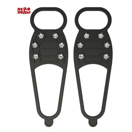 Ледоходы 6 шипов звёздочек резина, р-р 35-45 Стандарт 24*10*1,5см (100) сбс