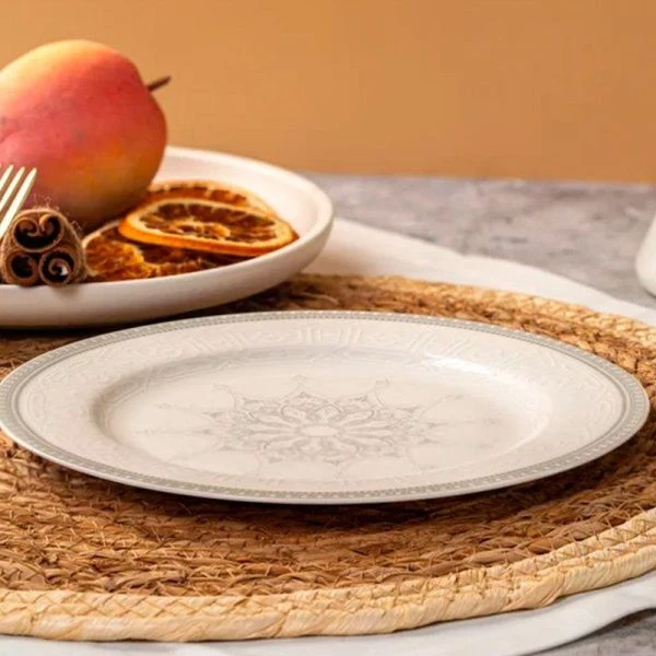 Тарелка мелкая 21см фарфор ALEKSANDRIA десертная TDP682 (6)