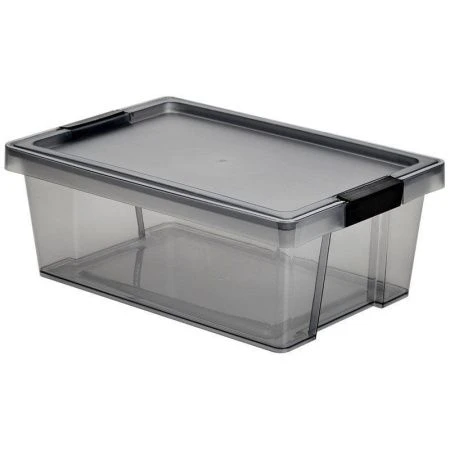Контейнер для хранения 7,5л пластик ХЕНДИ черный прозрачный (17)