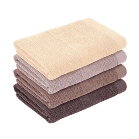 Полотенце махровое 50*80см УЗБ Твист дымчатый 450гр м7811_28 M