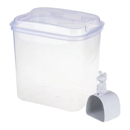 Контейнер для муки 5л 240*170*225мм пластик Прозрачный (5)