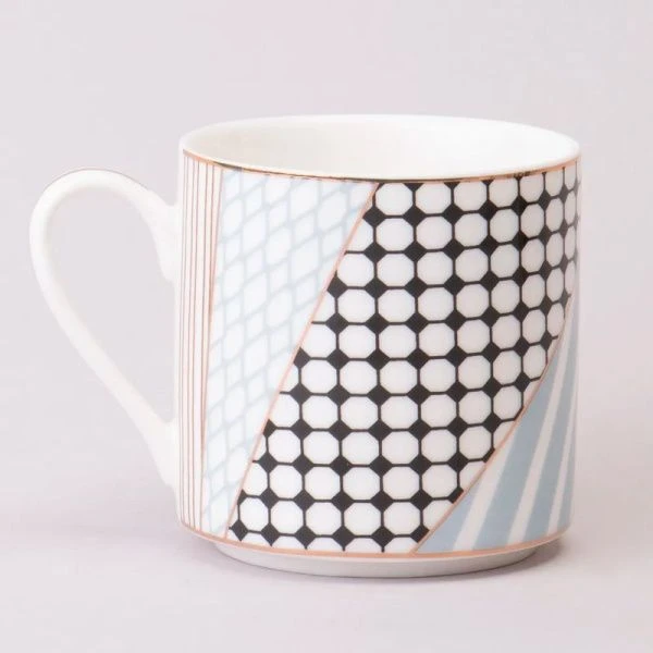 Кофейный набор 4пр фарфор Top Style на 2 персоны 180мл QY509-D204M-2 (18)