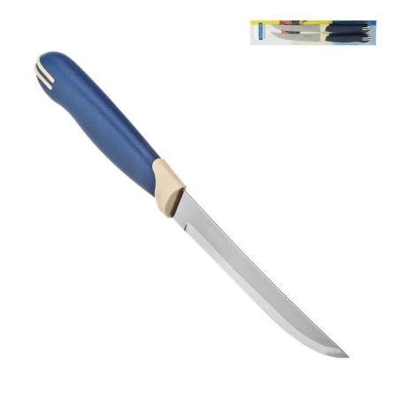 Ножи набор 2пр нерж.сталь Трамонтина Multicolor (12,7см) кухонный 23527/215 (6/300)
