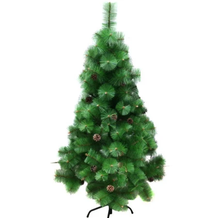 Елка искусственная 150см ЛЕСНАЯ с шишками (сосна 150 веток 11см) JC-5224 (1)