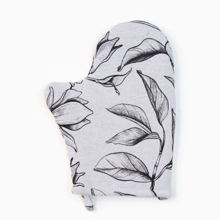 Прихватка-рукавица 100% хлопок 20*27см  Доляна Plant leaves  10744945