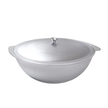 Казан для плова 6л алюминий с крышкой (3/5)