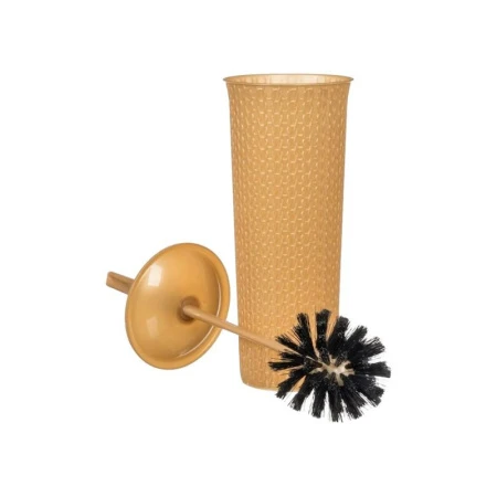 Ершик туалетный закрытый пластик Sunrise золотой (9) LX1301838-01