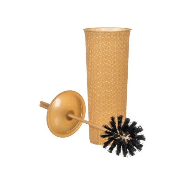 Ершик туалетный закрытый пластик Sunrise золотой (9) LX1301838-01