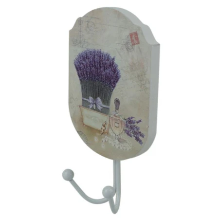 Вешалка-коллаж МДФ 2 крючка 10*12см микс (192)