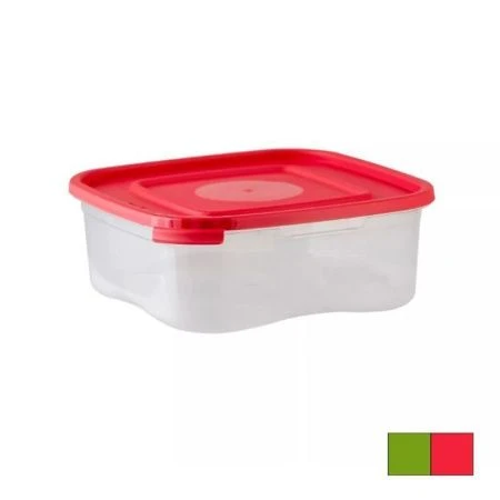 Контейнер пищевой 1,4л 175*175*65мм пластик КАСКАД Квадро (26)