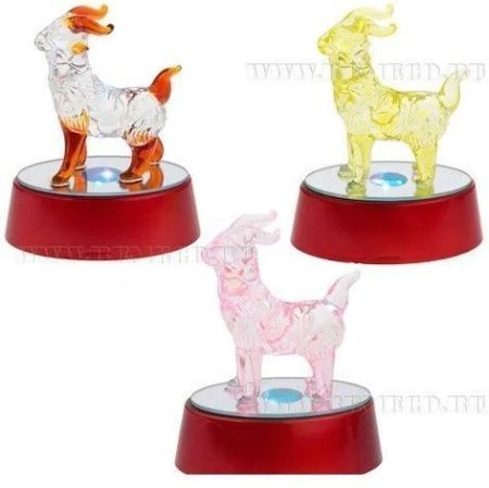 яяяФигурка Козлик с подсветкой, 9см