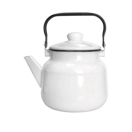 Чайник 2,5л эмаль белый 01-2711 (4)
