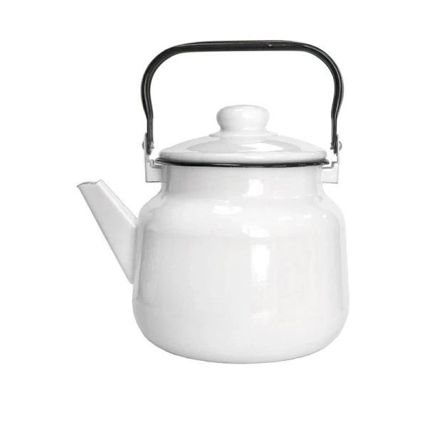 Чайник 2,5л эмаль белый 01-2711 (4)