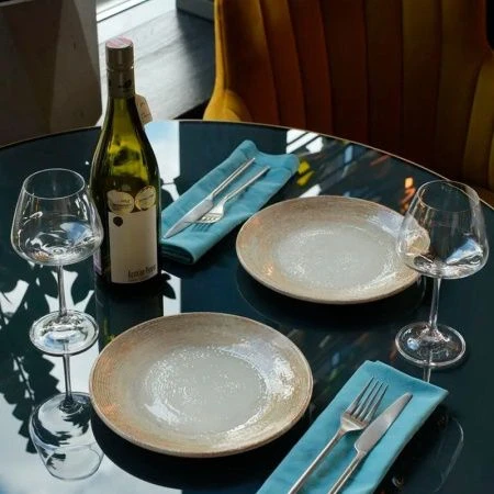 Тарелка мелкая 19см фарфор ПАТЕРА десертная PTRGRM19DZ (12)