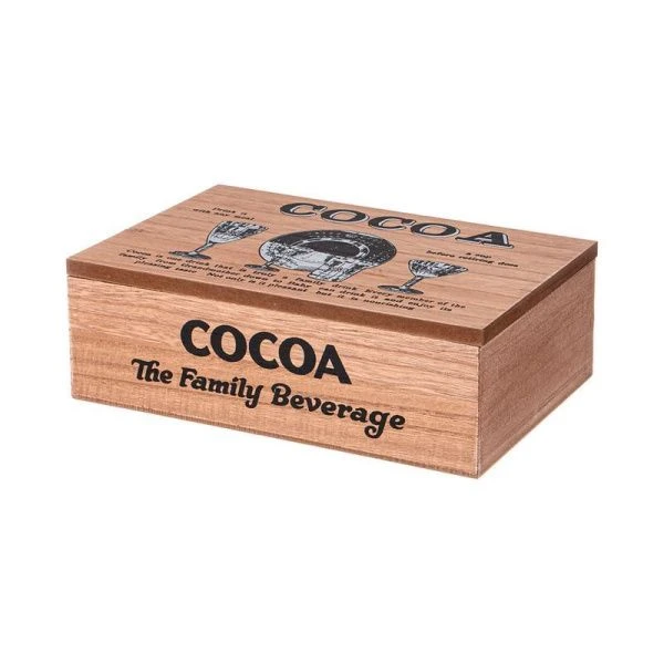 Шкатулка для кофе/какао в пакетиках 24*16*7см МДФ (12)