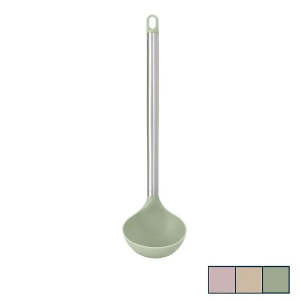 Половник 30*6см нерж.сталь/пластик NATURA AGN005 (72/6)