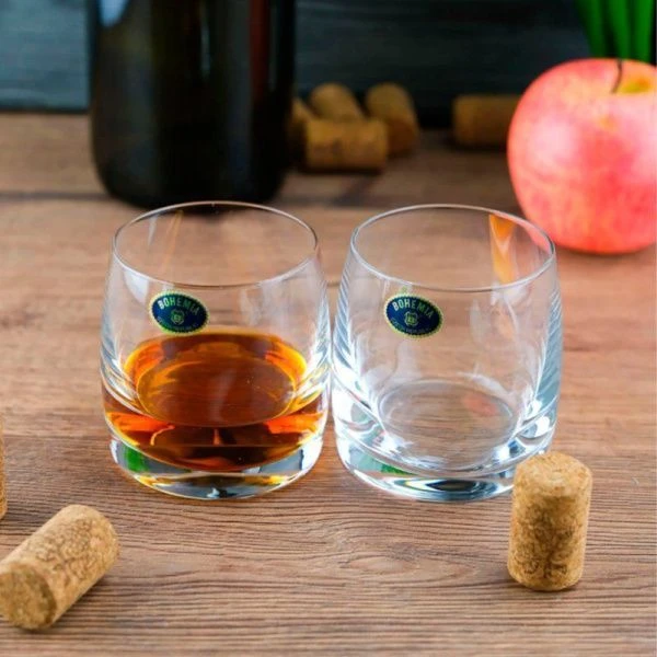 Стаканы для виски набор 6шт 230мл стекло ИДЕАЛ/ПАВАУ 25015/230 (8) 19385