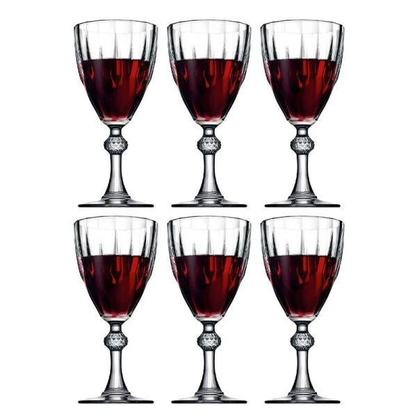 Бокалы для вина набор 6шт 245мл стекло ДАЙМОНД 44767В (4)