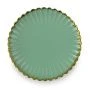 Тарелка мелкая 25см керамика RILEY мятный десертная