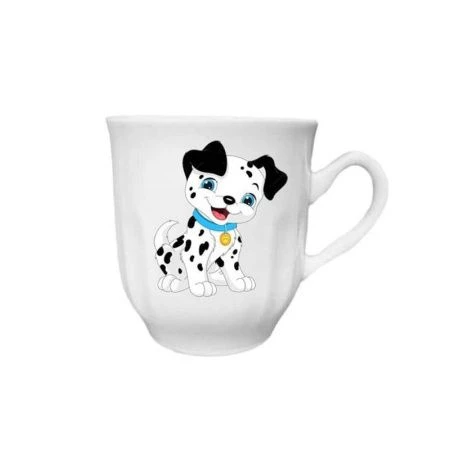 Кружка детская 220мл фарфор ДАЛМАТИНЕЦ (12/48)