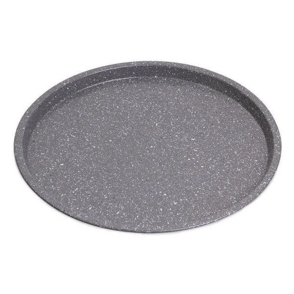 Форма для пиццы 29*2см угл.сталь АП серый, черный мрамор, арт. 6016M (16)