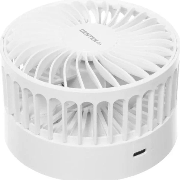 Вентилятор настол.беспроводной  Centek CT-5044 4Вт d10 см 3 скор. USB-кабель Type-C таймер (60)  (