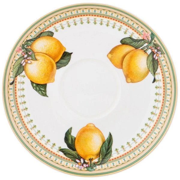 Чайный набор 14пр фарфор ЛИМОНЫ на 6 персон 300мл (4)