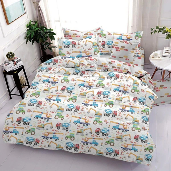 КПБ 1,5сп поплин 100% хлопок Lime Time TEENS (пр.150*220, под.145*215, нав.70*70) рис. Строитель КПБ 1,5сп поплин 100% хлопок Lime Time TEENS (пр.150*220, под.145*215, нав.70*70) рис. Строитель