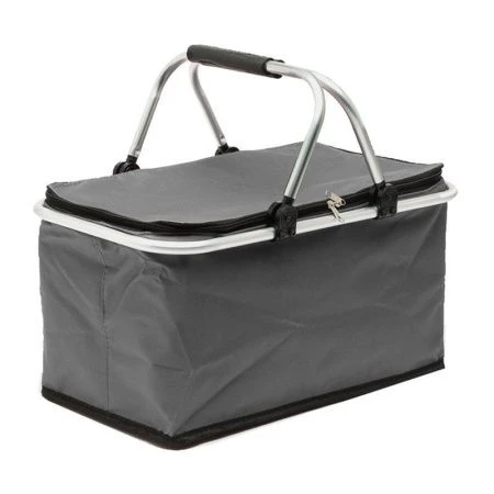 Термосумка 41*22*23см текстиль серая DFB130gray (30)