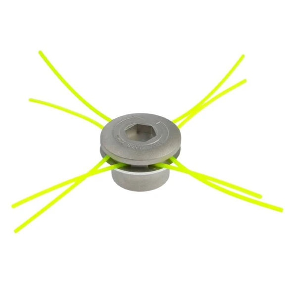 Катушка для триммера алюмин., леска пластик 1,2-3мм, М8/М10*1.25мм левая резьба (50)