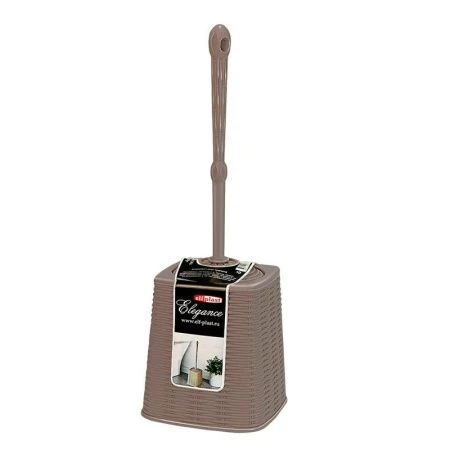 Ершик туалетный 355*120*120мм пластик ЭЛЕГАНС серо-коричневый (20)